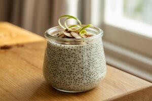 Chia pudding coco et citron vert