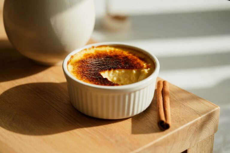 Crème brûlée au lait de coco - Recette healthy