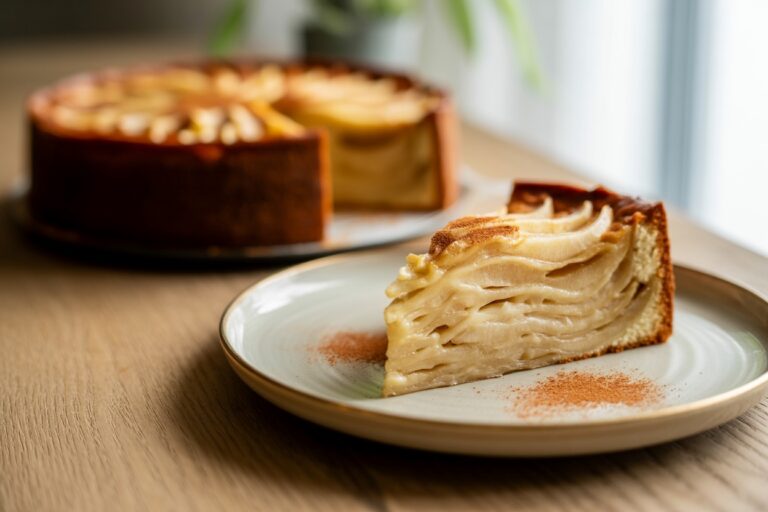 Gâteau invisible aux poires et amandes - Recette healthy