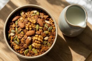 Granola céto aux noix et graines