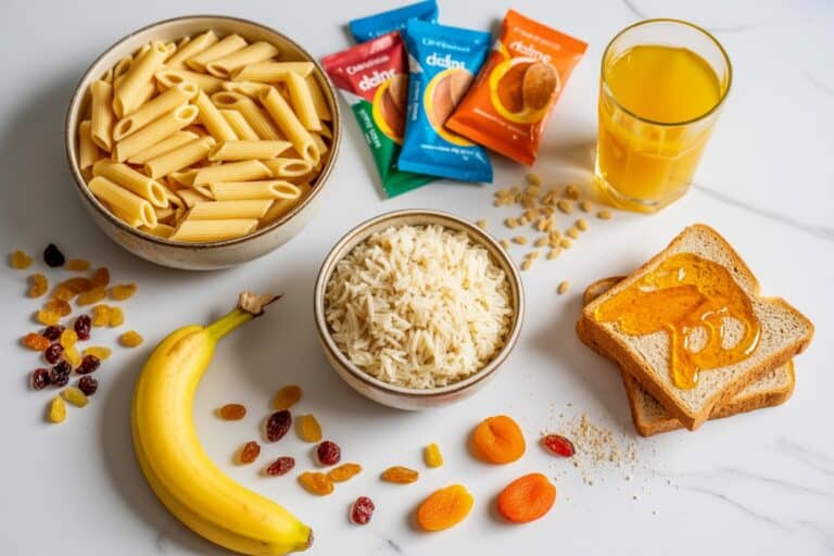 Aliments riches en glucides pour recharger le glycogene