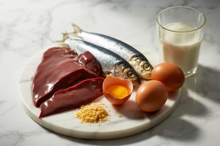 Aliments riches en vitamine B12 : viande, oeufs, poisson et fromage