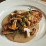 Escalope de veau aux champignons