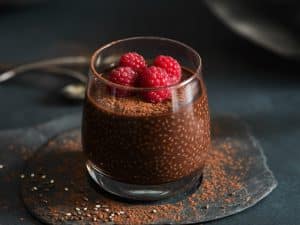 Pudding de chia au cacao