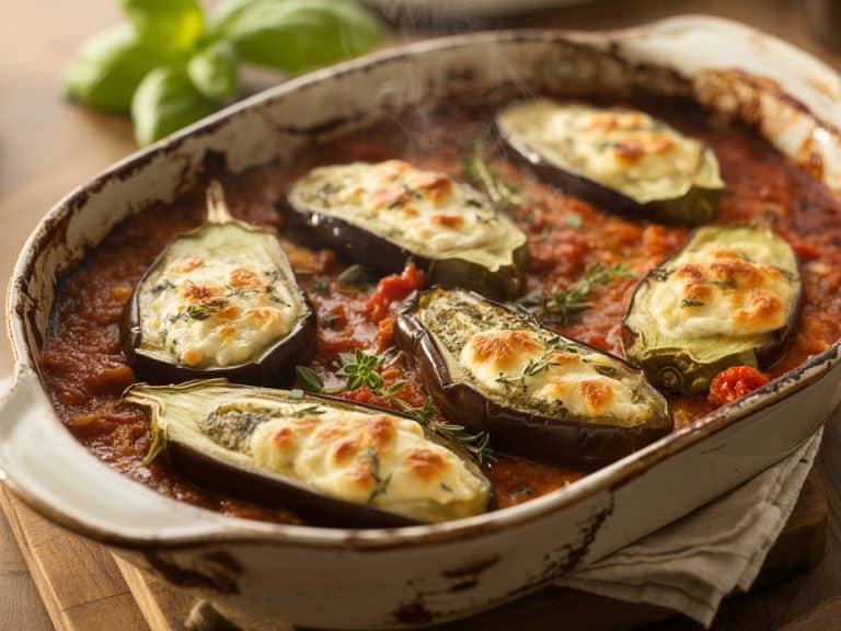 Gratin d'aubergines à la méditerranéenne