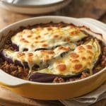 Gratin d'aubergines à la viande hachée