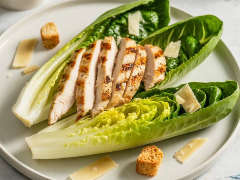 Salade César allégée au poulet