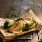 Saumon en papillote aux légumes