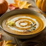 Soupe de courge butternut au gingembre