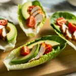 Wraps de laitue au poulet et avocat - Recette healthy