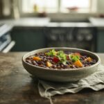 Chili sin carne aux haricots rouges et potimarron