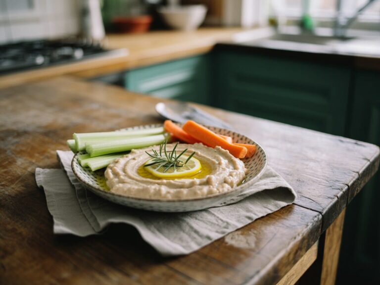 Tartinade de haricots blancs au romarin et au citron